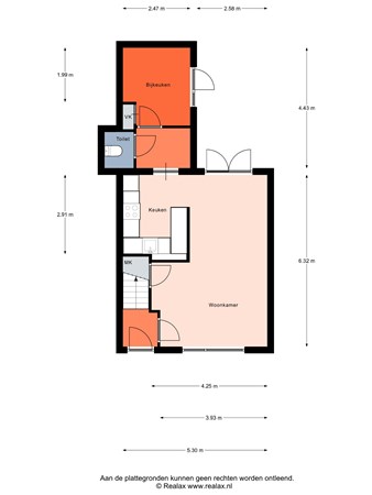 Floorplan - Nieuwe Schans 82, 3751 BD Bunschoten-Spakenburg